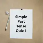 Simple Past Tense Quiz