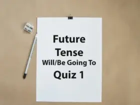 Future Tense Gelecek Zaman Quiz 1
